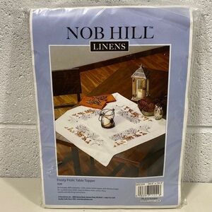 NWT Nob hill linens needlepoint table topper​​​​​​​​​​​​​​​